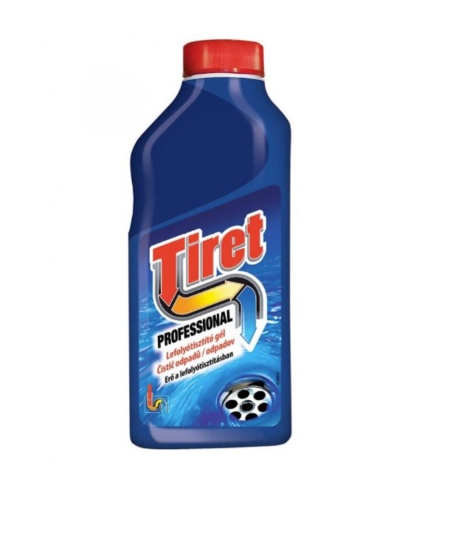 Засіб для прочистки труб TIRET гель, 0,5 л